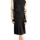 Ladies Pleated Knit Skirt, BGDK