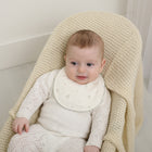 Two Pack Muslin Baby Bibs, Adora