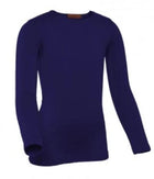 Ladies Long Sleeves Modal Tshirt, PB&J- Dark Colors