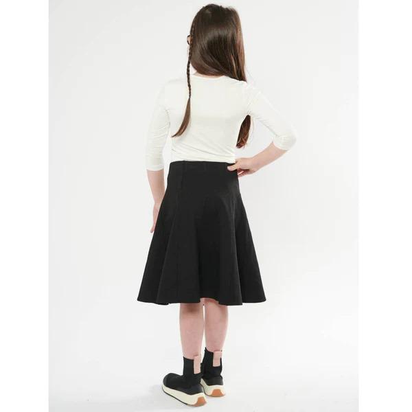 Girls Split Panel Skirt, BGDK