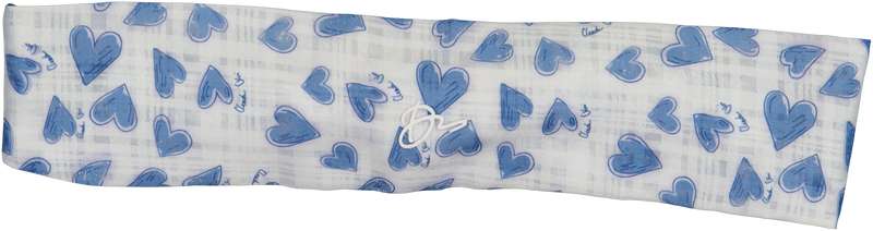 Printed Hearts Toddler Headwrap, Dacee