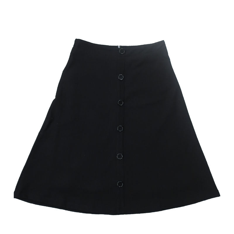 Ribbed Skirt With Buttons, BGDK