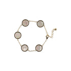 Cz Disc with Mother of Pearl Bracelet, Tilyon