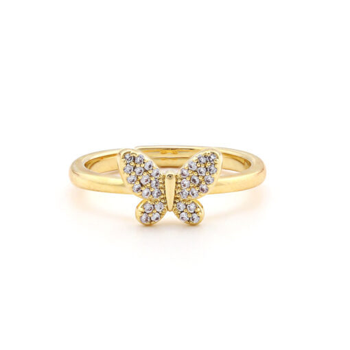 CZ Filled Butterfly Ring