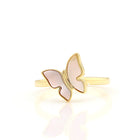 Mother of pearl Butterfly Ring