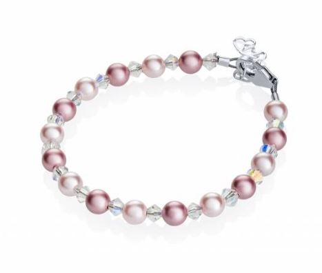 Crystal Dreams Bracelet Pink Pearls