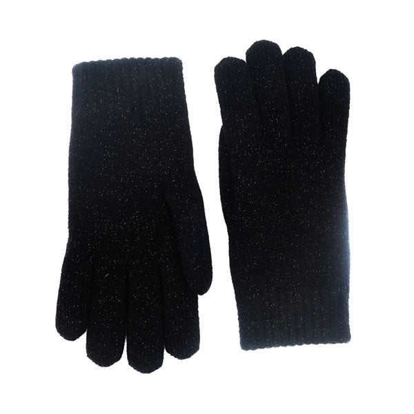 Ladies Gloves with glitter Fur Inside