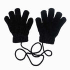 Kids Gloves Chenille with String