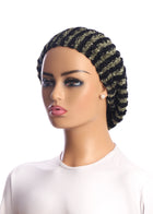 Two Tone Ribbed Chenille, Black/Olive