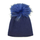 Ribbed Knit Pom Pom Hat