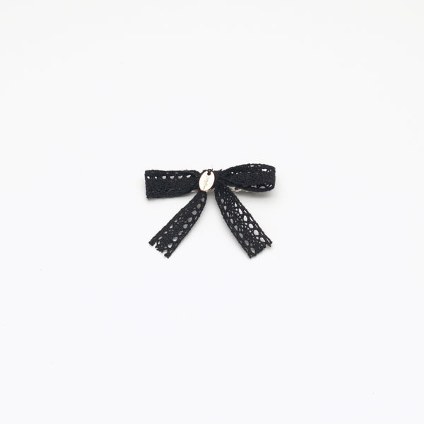 Lace Mini Bow Clip, JB